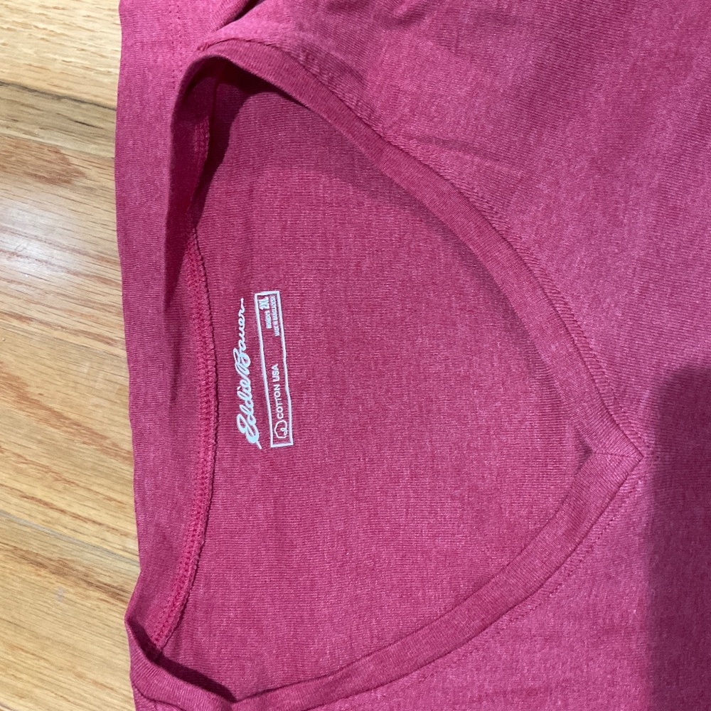 Eddie Bauer Favorite Long Sleeve V Neck Tee, Size XXL, NWT - Picture 4 of 6